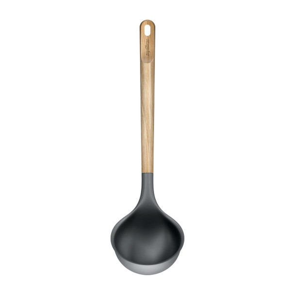 ZYLISS OAK WOOD LADLE LARGE DURABLE SOUP LADLE E980282 - BELUGA/ OAK New