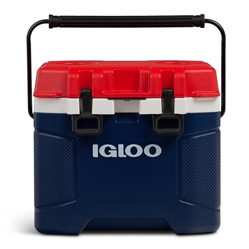 IGLOO TRAILMATE COOLER | INSULATED HARD SHELL ICE CHEST 25QT - AMERICANA