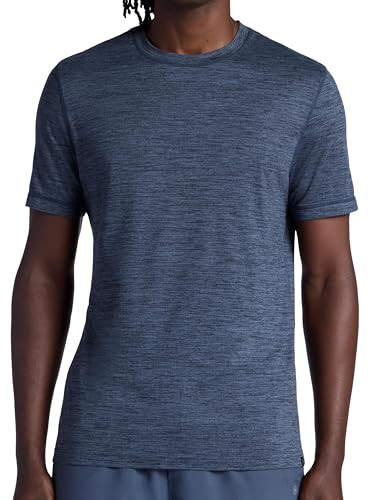 Gaiam Men's Everyday Basic Crewneck Top  GAM181TS03352-CGRY/HEA-M - M New