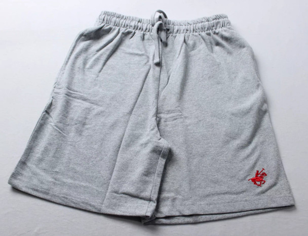 PACIFIC POLO CLUB MEN'S DRAWSTRING LOUNGE SWEAT SHORTS - SIZE: M - HEATHER GRAY New