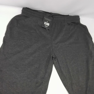 BLUE ICE MEN'S MODERN FIT CLASSIC LOUNGE PANTS - SIZE: MEN M - CHARCOAL New