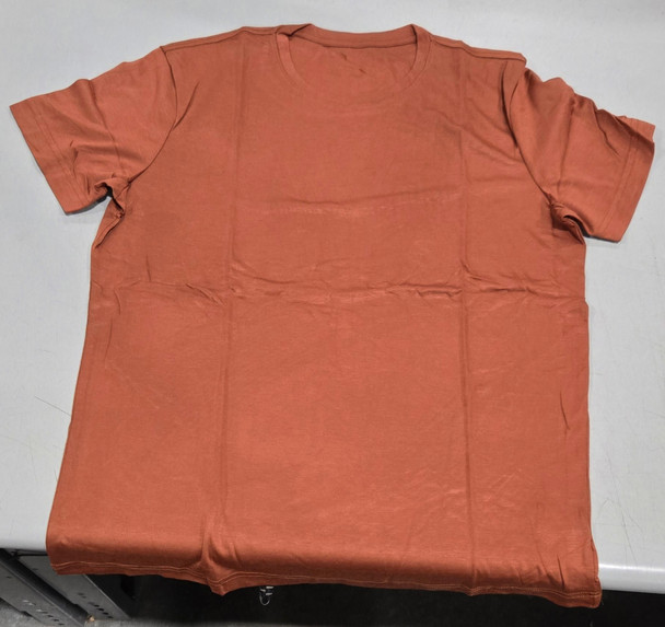 GENERIC UNI-SEX T-SHIRT - SIZE: MEN M WOMEN M - MUDDY RED