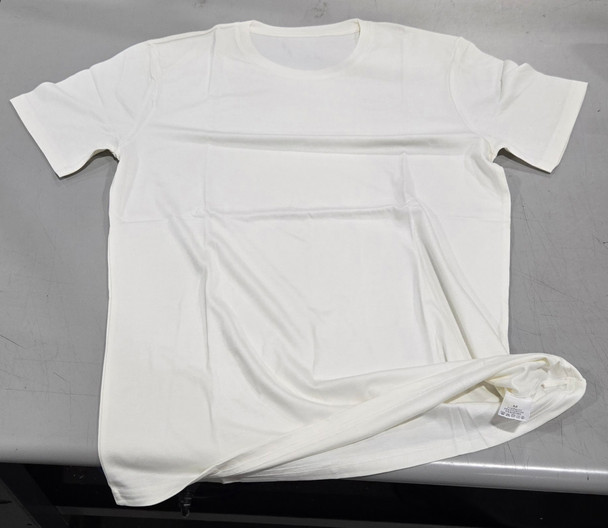 GENERIC UNI-SEX T-SHIRT - SIZE: MEN M WOMEN M - WHITE