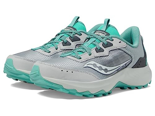 S10862-13 SAUCONY AURA TR SNEAKER WOMEN SIZE: 8.5-CONCRETE/SHADOW