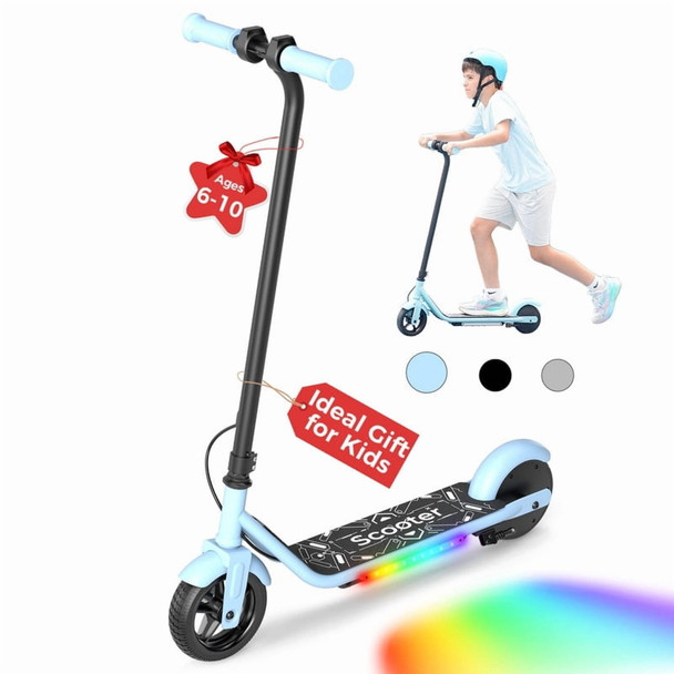 ISCOOTER ELECTRIC SCOOTER FOR TEENS KIDS 6-10, 150W KIDS ESCOOTER - BLUE