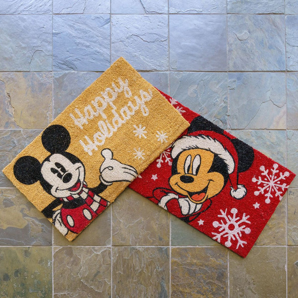 DISNEY LICENSED DISNEY MICKEY MOUSE HELLO FALL ORANGE BLACK MULTI MODERN GRAPHIC New