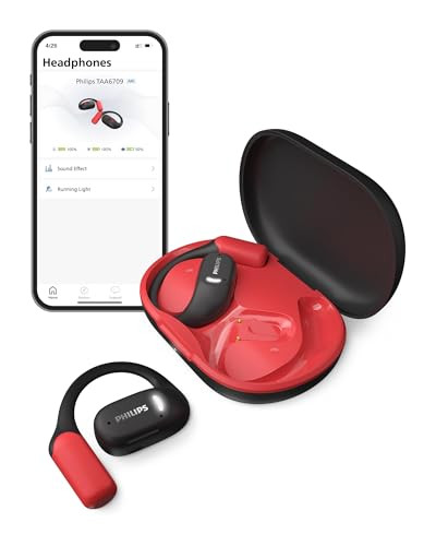 PHILIPS A6709 AIR CONDUCTION HEADPHONES TRUE WIRELESS BLUETOOTH - BLACK