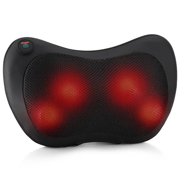 BELMINT SHIATSU PILLOW MASSAGER WITH HEAT, INFRARED HEATING 4 DEEP-KNEADING