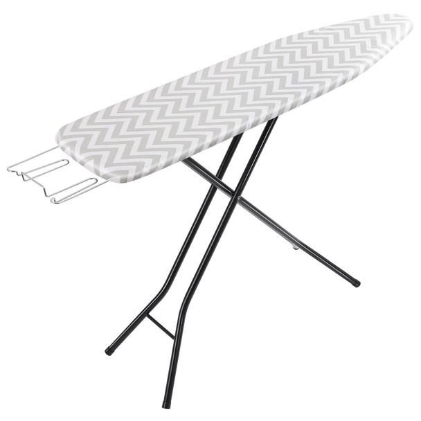 AMAZON BASICS HEIGHT ADJUSTABLE FULL-SIZE FOLDABLE IRONING BOARD CHEVRON
