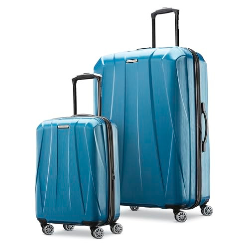SAMSONITE CENTRIC 2 HARDSIDE EXPANDABLE LUGGAGE, 2-PIECE, 20/28", CARIBBEAN BLUE