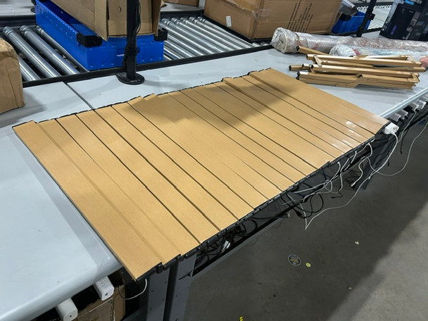 GENERIC CREAMY BROWN TABLE 45" BY 24" - CREAMY BROWN
