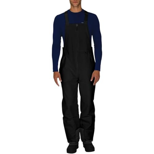 13950 ARCTIX MEN'S ESSENTIAL INSULATED BIB OVERALLS MEN'S BLACK M/34” - New New