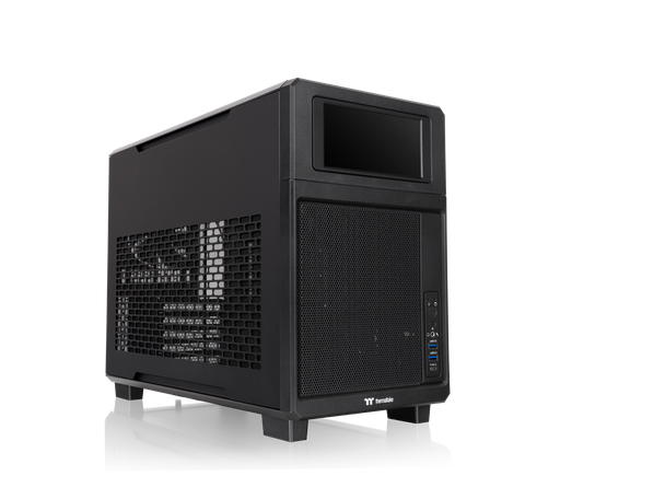Thermaltake TR200; Preinstalled 6.0 Inch LCD Screen; Micro Chassis; 1x120mm PWM