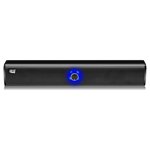 ADESSO XTREAM S6 BLUETOOTH AND AUX SOUND BAR SPEAKER 10W X 2 - BLACK