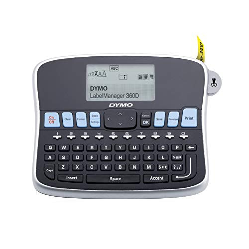 DYMO DESKTOP LABEL MAKER LABELMANAGER 360D LABEL MAKER HOME OFFICE - BLACK
