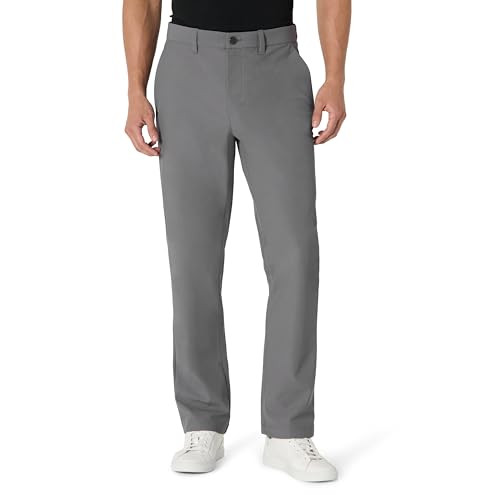 AMAZON ESSENTIALS MEN'S CLASSIC FIT COMUTER PANTS CHARCOAL SIZE 30X32