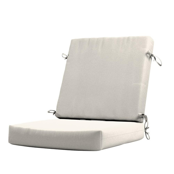 CALIFORNIA UMBRELLA DINING CHAIR PATIO SEAT CUSHION 20 X 40 PREMIUM FOAM - WHITE New