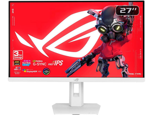 ASUS ROG Strix XG27UCG-W Gen 2 27" 4K Gaming Monitor, 160Hz, Fast IPS, Dual Mode