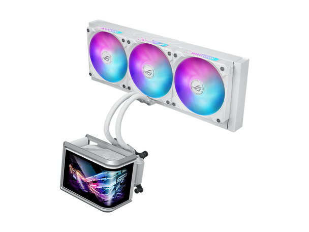 ASUS ROG RYUO IV SLC 360 ARGB White Edition all-in-one CPU liquid cooler,