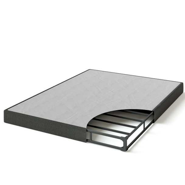 ZINUS 5 INCH FULL WONDERBOX(TM) SMART BOX SPRING MATTRESS FOUNDATION - GRAY