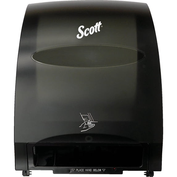 SCOTT ESSENTIAL ELECTRONIC HARD ROLL TOWEL DISPENSER - BLACK