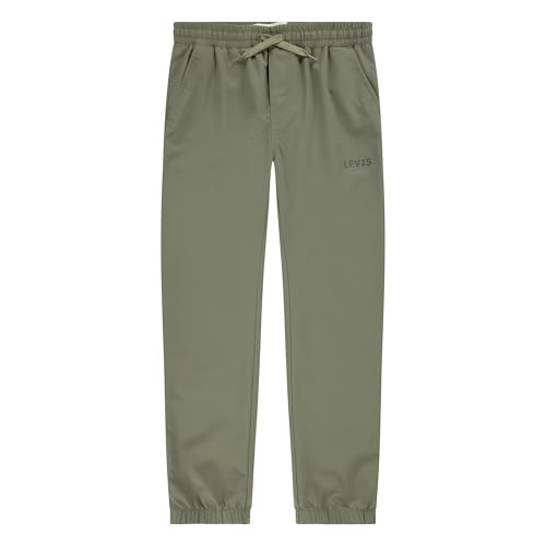 91M112-EIB LEVI'S BOYS' TWILL JOGGER PANTS M FOUR LEAF CLOVER M New