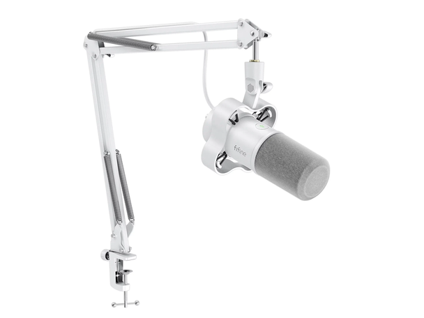 FIFINE K688 Neo USB/XLR Podcast Microphone - Dynamic Pro Mic, Mute & Monitor for