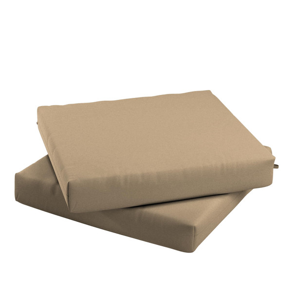 California Umbrella Outdoor Replacement Patio Chair Pad Set of 2, 18 x 18 Inch