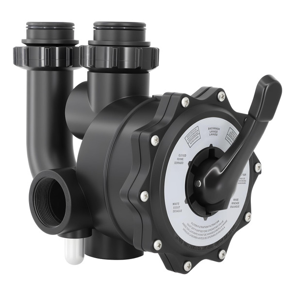 HAYWARD 2 INCH POOL MULTIPORT CONTROL VALVE SP0715XR50 - BLACK