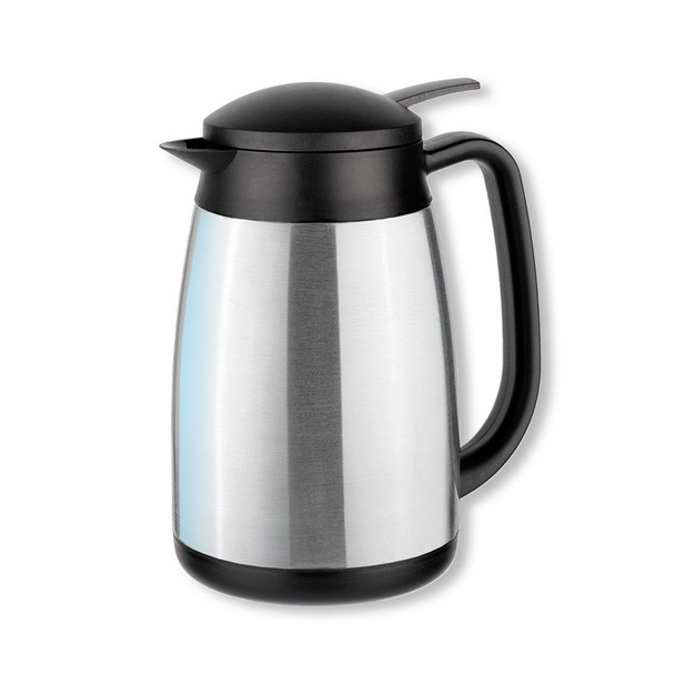 ISOSTEEL TABLELINE VA-9338K VACUUM-INSULATED THERMOS CAN - BLACK SILVER