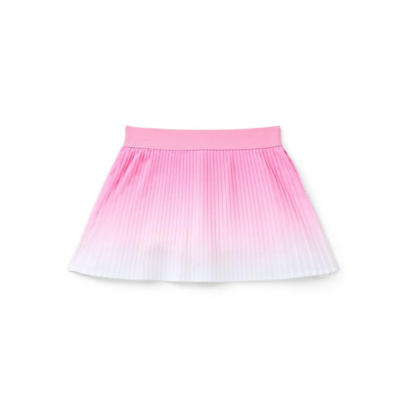 ATHLETIC WORKS ACTIVE PLEATED OMBRÉ SKORT - SIZE: YOUTH L (10-12) - ASH ROSE New