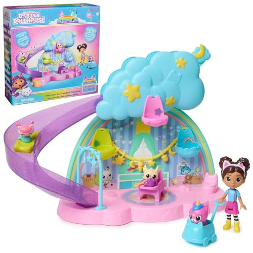 DREAMWORKS KITTY CARE EAR PURRFECT PLAYROOM 17-PIECE 4 FIGURES - 6073996 New
