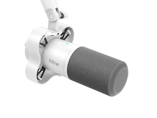 FIFINE K688 Neo USB/XLR Podcast Microphone - Dynamic Pro Mic, Mute & Monitor for