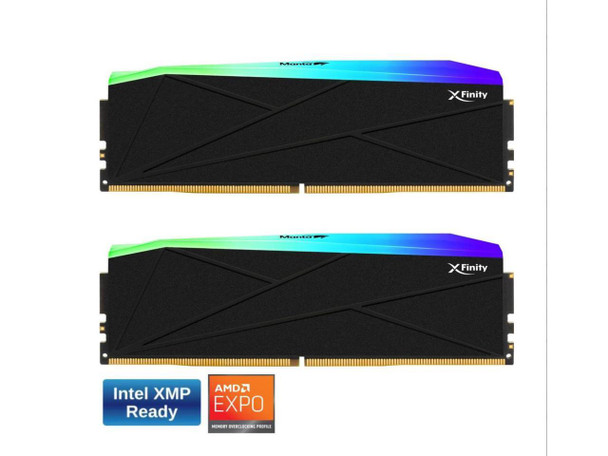 V-COLOR Manta XFinity RGB DDR5 64GB (32GBx2) 6400MHz XMP 3.0 & AMD EXPO CL32