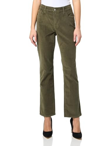 LEVI'S WOMEN'S CLASSIC STRAIGHT LEG JEANS SIZE 14 M - IVY GREEN CORD New