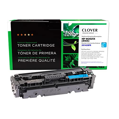 Clover Remanufactured High Yield Toner Cartridge HP 414X (W2021X), 6000 Yield