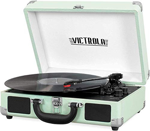 VICTROLA JOURNEY BLUETOOTH PORTABLE SUITCASE RECORD PLAYER (MINT)