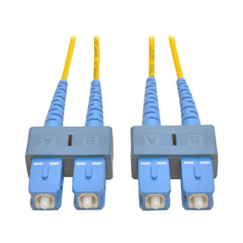 TRIPP LITE DUPLEX SINGLEMODE 9/125 FIBER PATCH CABLE SC/SC 3M 10-FT. N356-03M New