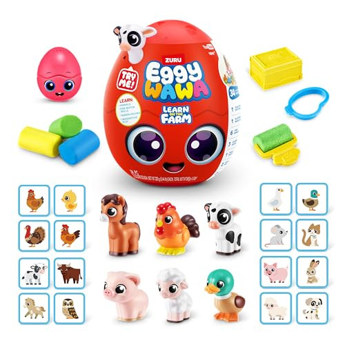 EGGY WANA EGGY WAWA LEARN ON THE FARM BY ZURU Pre-K INTERACTIVE TOY RED New