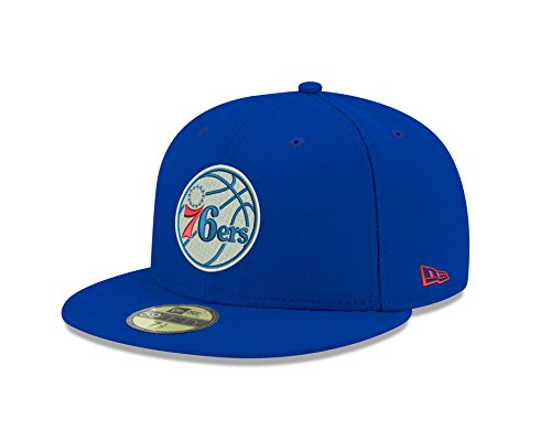 NBA MEN'S OFFICIAL 59 FIFTY FITTED CAP SIZE MEN 7.25 BLACK/WHITE/ORANGE/BLUE New