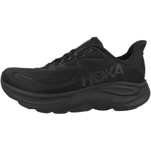 1162032 HOKA MEN'S CLIFTON 10 WIDE SHOE MEN'S SIZE 14 BLACK