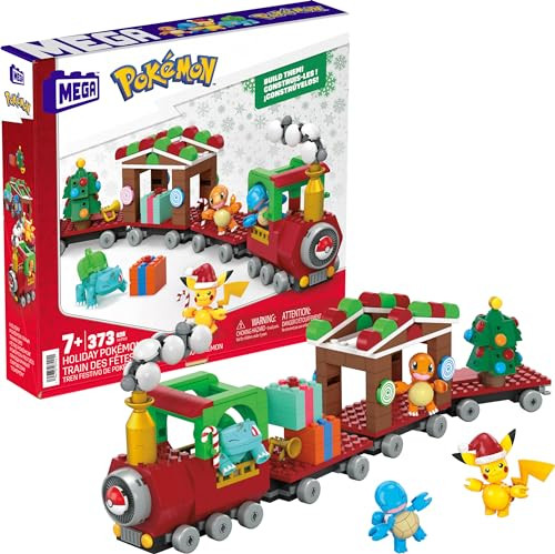 POKEMON MEGA POKEMON HOLIDAY TRAIN 373 PIECES HHP69 - MULTI COLOR