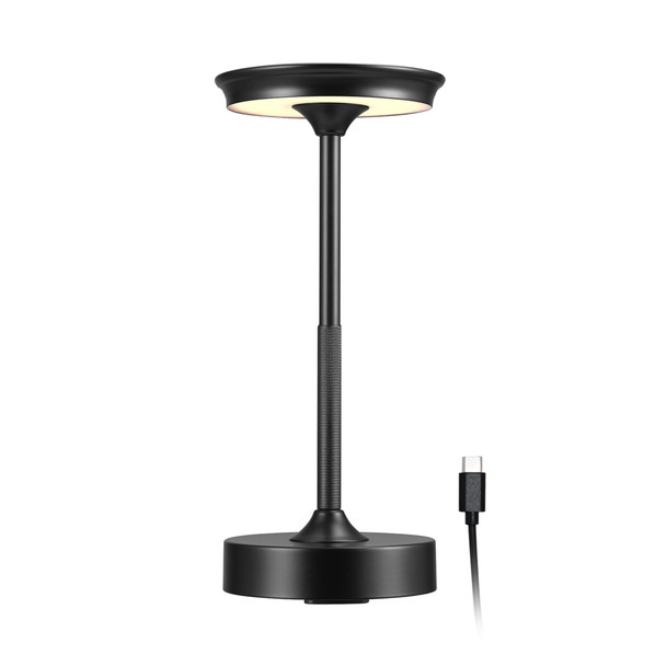 GLOBE ELECTRIC 60000176 10.5" 2W LED Outdoor Table Lamp - BLACK