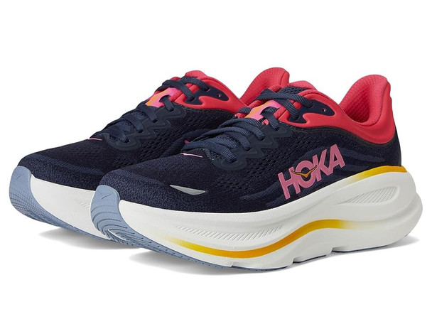 HOKA WOMEN'S BONDI 9 SHOE 2026 - SIZE: WOMEN 6B (AU/UK W4.5) - VARSITY NAVY/DUSK