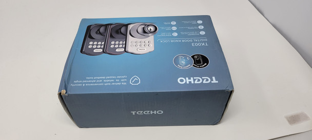 TEEHO TK003 KEYLESS ENTRY KEYPAD DOOR LOCK WITH HANDLE - MATTE BLACK
