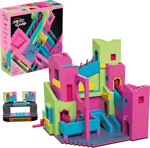 MEGA MAESTRO SQUID GAME ACTION FIGURE "THE STAIRCASE" 1707 PIECES MULTICOLOR New