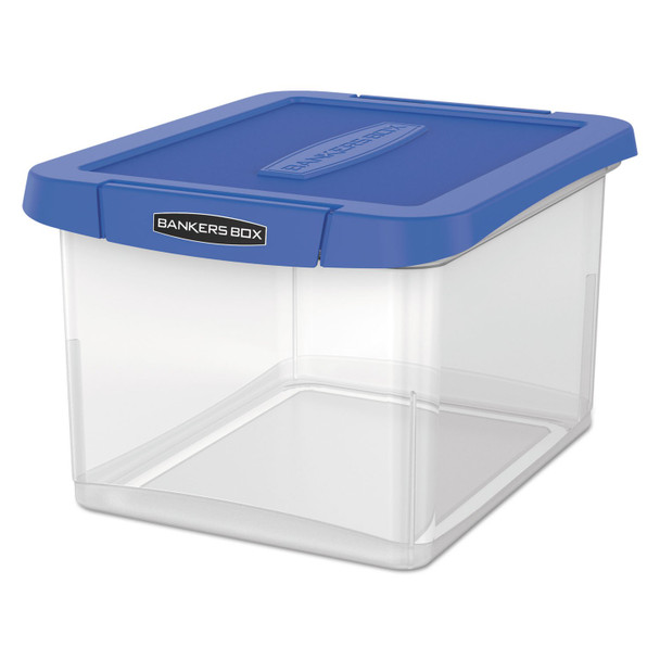 BANKERS BOX FELLOWES HEAVY DUTY WATER REINFORCED CORNER FEL0086201 -BLUE/CLEAR