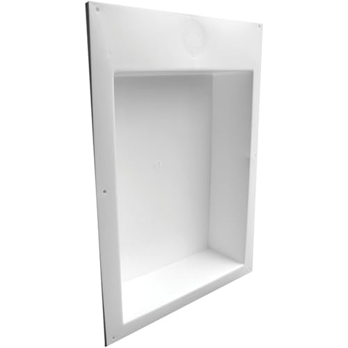 RIGID BUILDERS BEST SAF-T-DUCT DRYER OUTLET BOX 10696 - WHITE