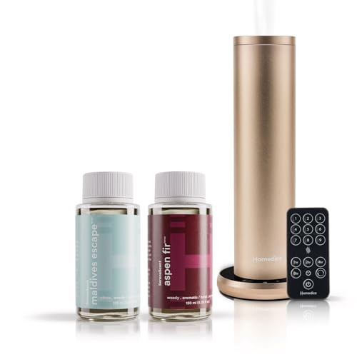 Homedics SereneScent Waterless Home Fragrance Diffuser & Oils Set New