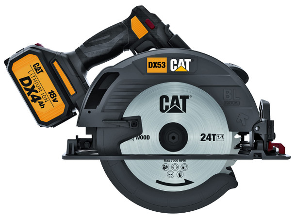 CATERPILLAR CAT 18V 1 FOR ALL 7-1/4” CORDLESS CIRCULAR SAW - BLACK/YELLOW